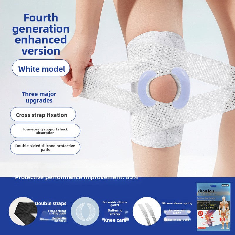 Breathable Knee Pads with Silicone Support