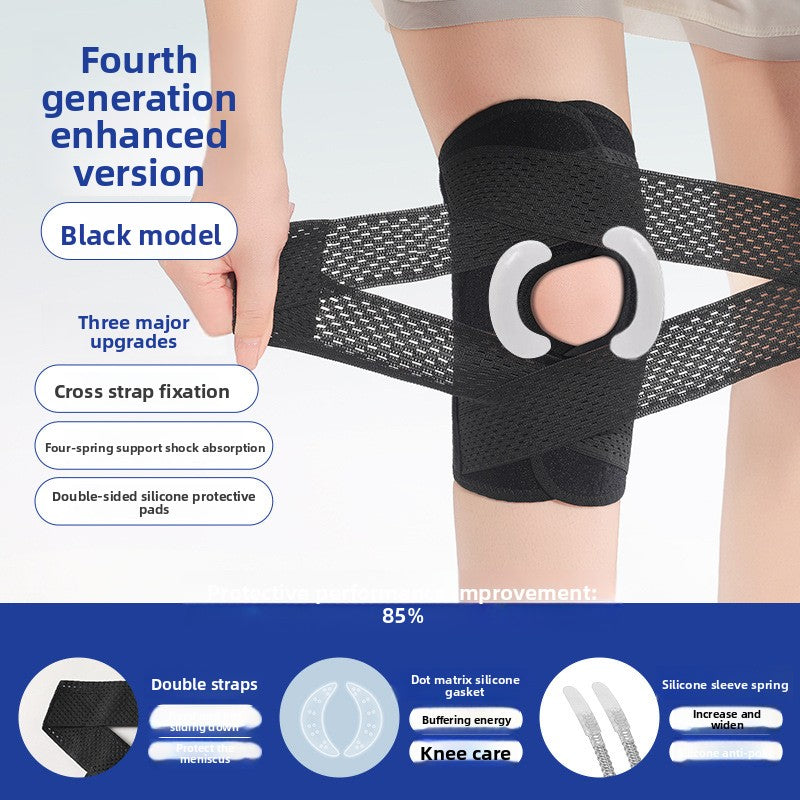 Breathable Knee Pads with Silicone Support