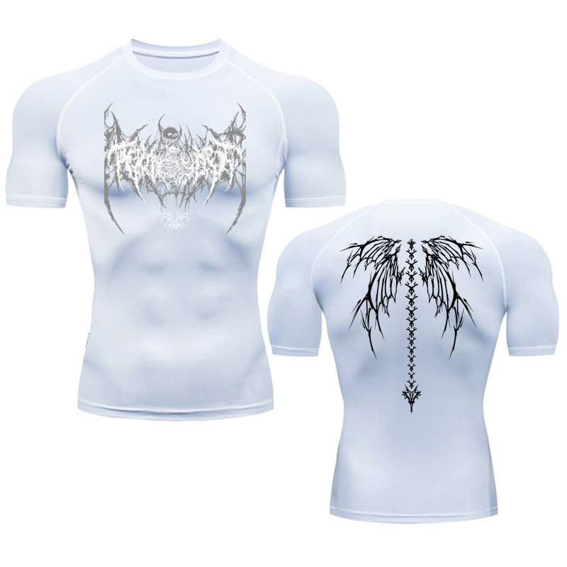 Men's Anime Graphic Fitness T-Shirt