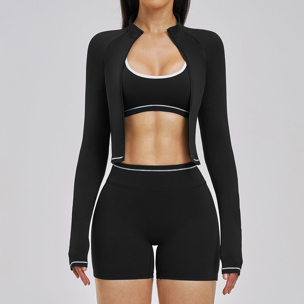 Women's 3-Piece Athletic Short Set