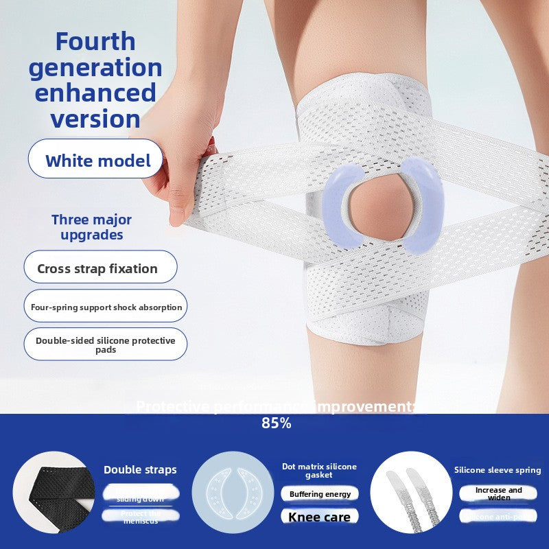 Breathable Knee Pads with Silicone Support