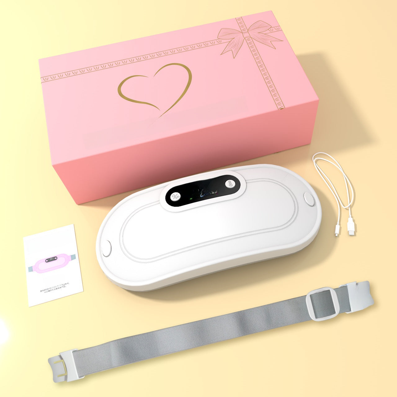 Wireless Heating Massage Belt with Vibration