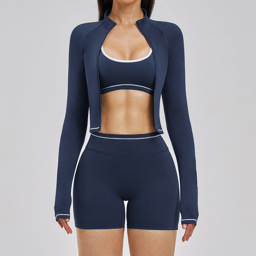 Women's 3-Piece Athletic Short Set