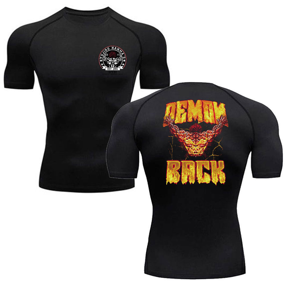 Men's Baki Hanma Anime Running T-Shirt