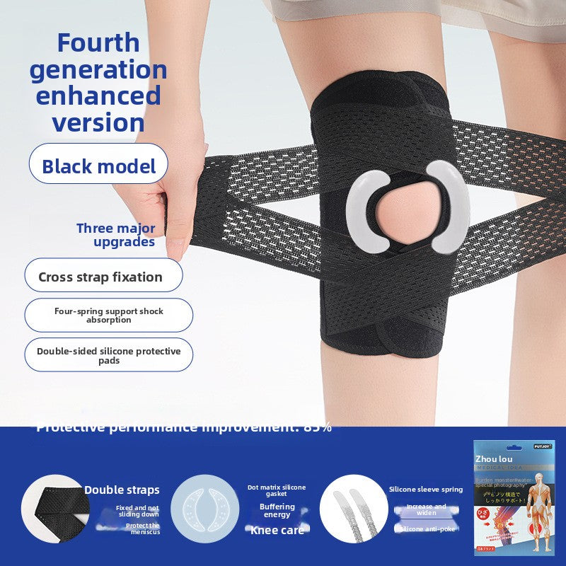 Breathable Knee Pads with Silicone Support