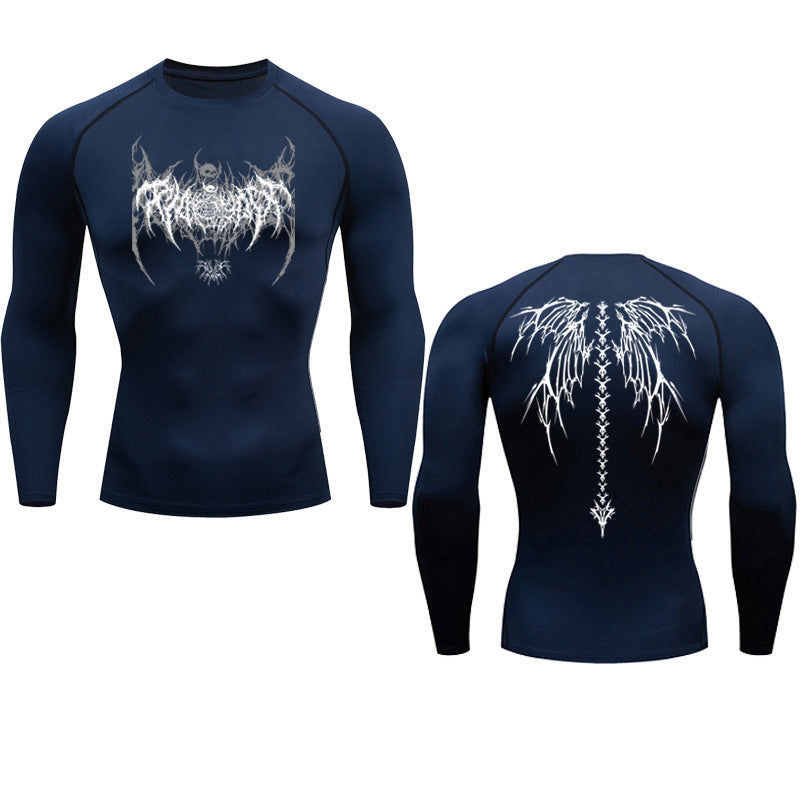 Men's Anime Graphic Fitness T-Shirt