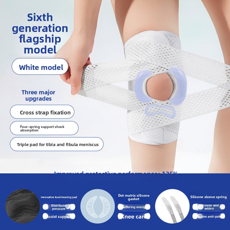 Breathable Knee Pads with Silicone Support