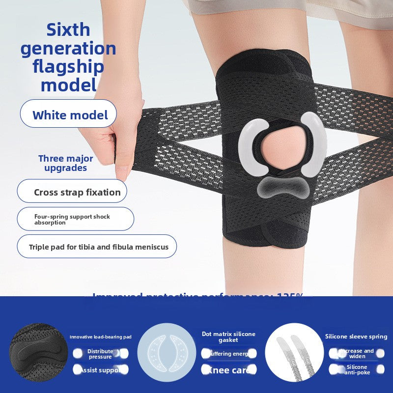 Breathable Knee Pads with Silicone Support