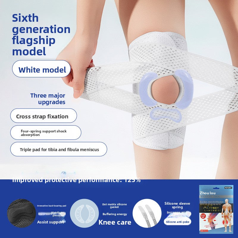 Breathable Knee Pads with Silicone Support
